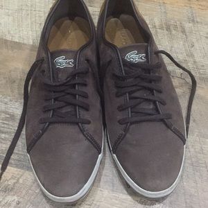 Men’s Lacoste suede brown sneaker